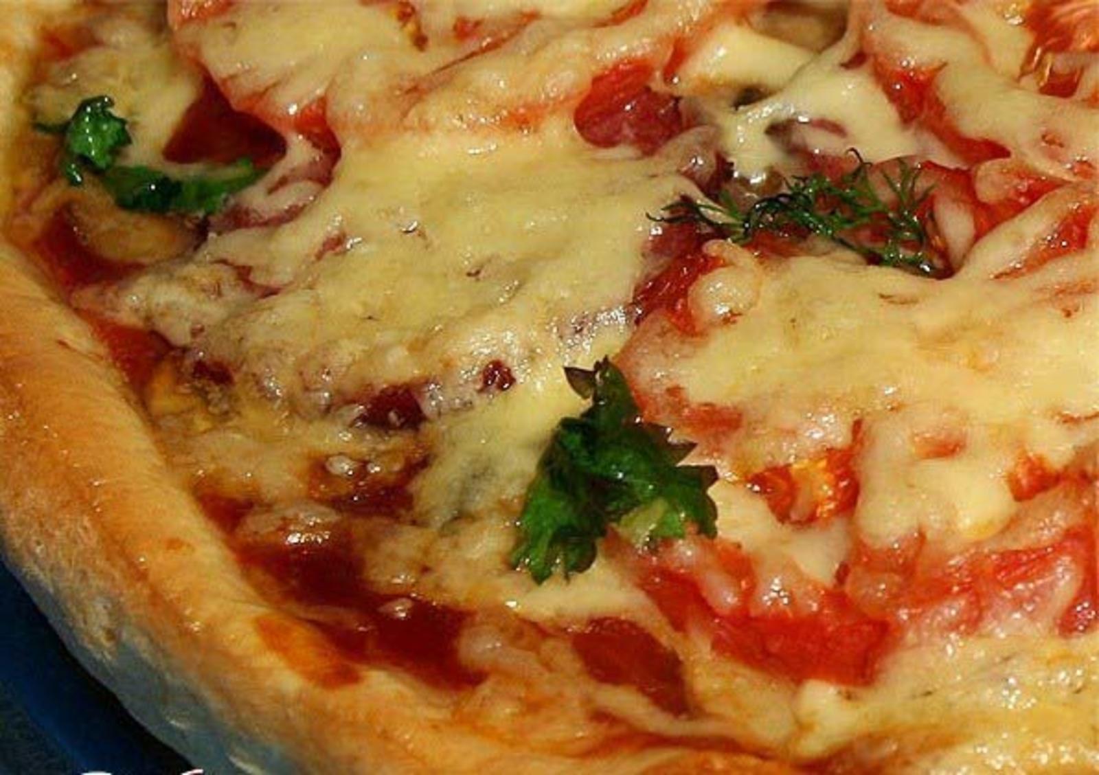 пицца рецепт на кефире начинка фото 91
