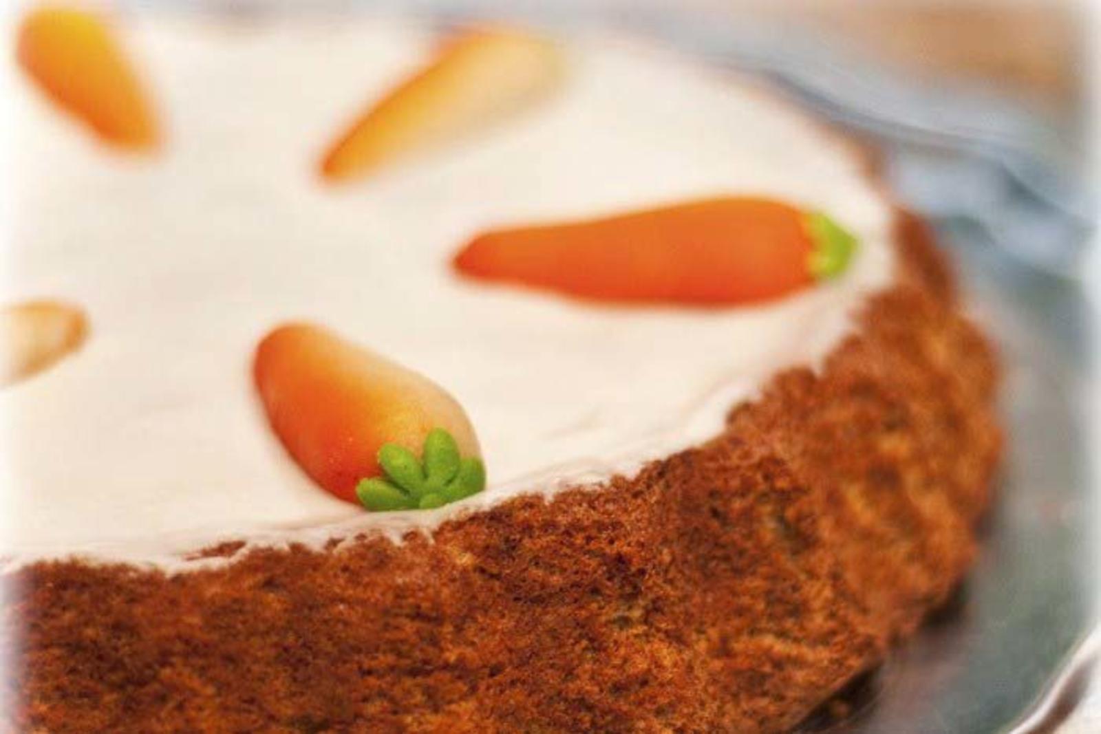Морковно-творожный пирог