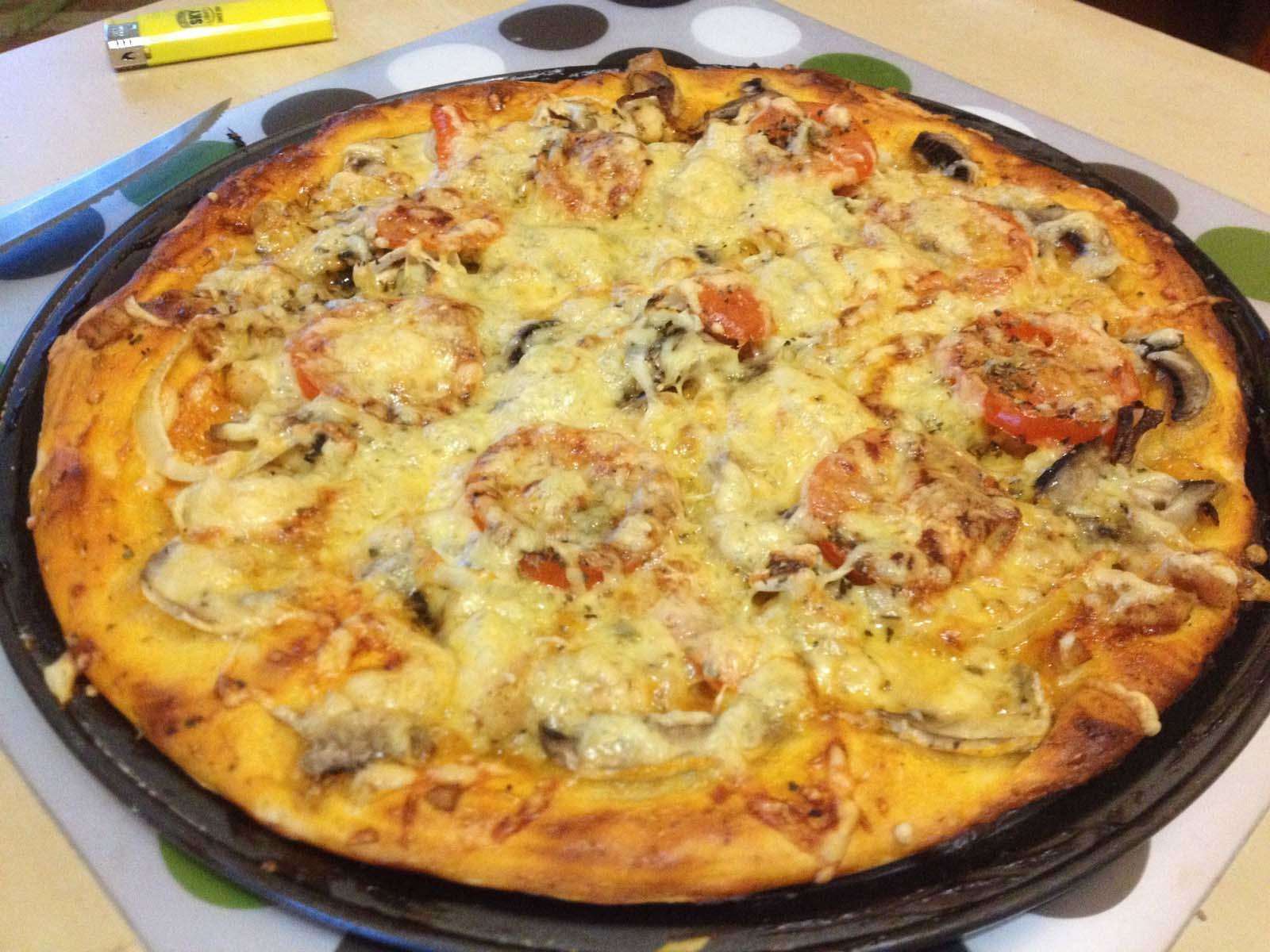 пицца домашняя рецепт грибная фото 49