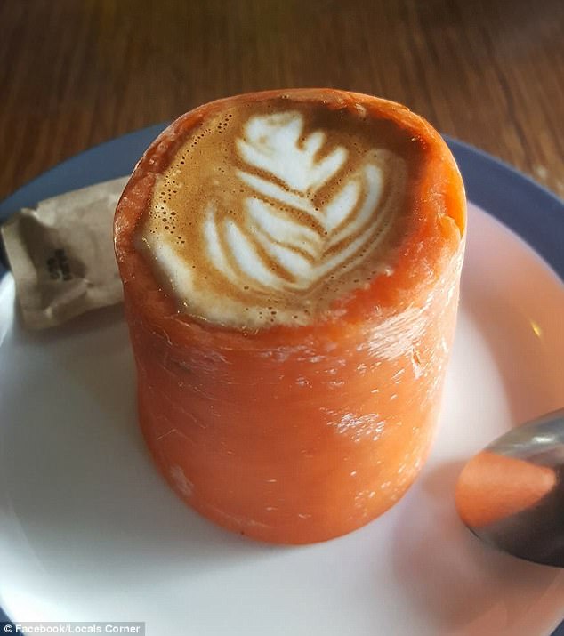 Необычный напиток: кофе в морковке