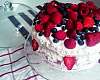 Бисквитный ягодный торт со сливочно-творожным кремом - рецепт с фото, рецепт приготовления в домашних условиях