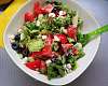 Греческий салат с сухариками - рецепт с фото, рецепт приготовления в домашних условиях