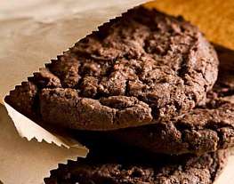 Шоколадно-кофейное воздушное печенье