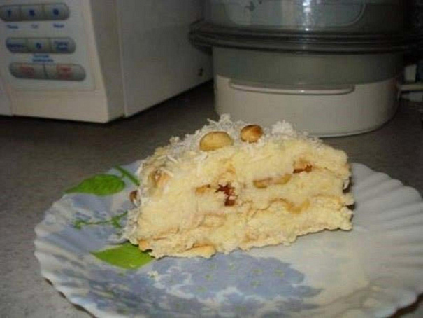 Торт из печенья с кокосовым кремом, njhn bp gtxtymz c rjrjcjdsv rhtvjv