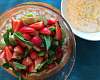 Салат из ревеня и клубники с соусом из рикотты - рецепт с фото, рецепт приготовления в домашних условиях