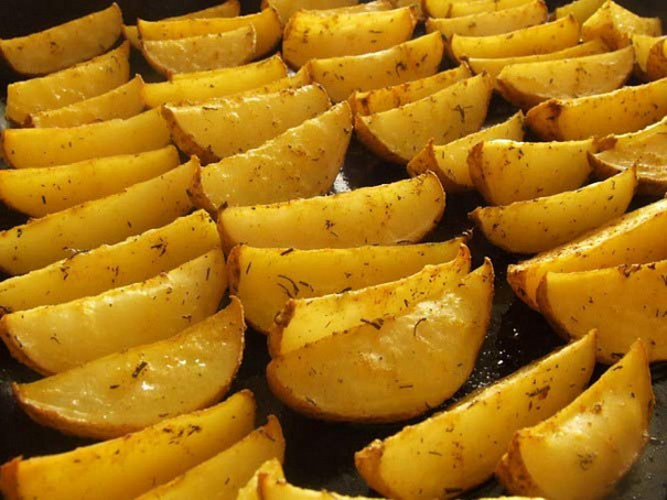 Картофель по-деревенски пошаговый рецепт с фото