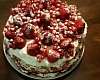 Бисквитный ягодный торт со сливочно-творожным кремом - рецепт с фото, рецепт приготовления в домашних условиях