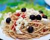 Спагетти с фетой и оливками - рецепт с фото, рецепт приготовления в домашних условиях