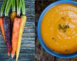 Морковный суп с апельсином и имбирем