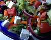 Греческий салат с красным луком - рецепт с фото, рецепт приготовления в домашних условиях