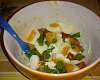 Салат с яйцом, черри и зеленым луком - рецепт с фото, рецепт приготовления в домашних условиях