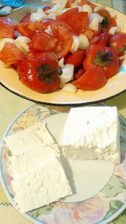 Печеный красный перец с розовыми помидорами и луком по‑болгарски, gtxtysq rhаcysq gthtw c hjpjdsvb gjvbljhаvb b kerjv gj‑,jkuаhcrb