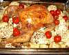 Курица, запеченная с овощами и сладким перцем - рецепт с фото, рецепт приготовления в домашних условиях