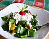 Весенний салат с черемшой и зерненым творогом - рецепт с фото, рецепт приготовления в домашних условиях