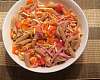 Итальянский салат с ветчиной, сыром и овощами - рецепт с фото, рецепт приготовления в домашних условиях