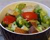 Салат из свежих овощей, сухариков, зеленого винограда и мяты - рецепт с фото, рецепт приготовления в домашних условиях