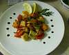 Филе жареного лосося и судака с овощами под пикантным соусом - рецепт с фото, рецепт приготовления в домашних условиях