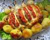 Ароматная праздничная свинина, фаршированная сыром и помидорами - рецепт с фото, рецепт приготовления в домашних условиях