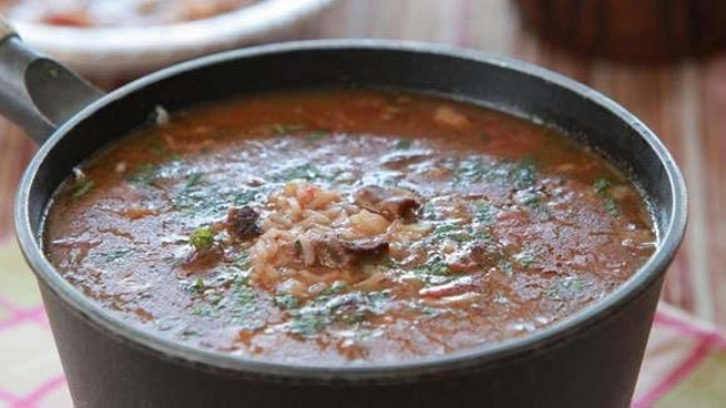 Суп из баранины с рисом по‑армянски, ceg bp ,аhаybys c hbcjv gj‑аhvzycrb