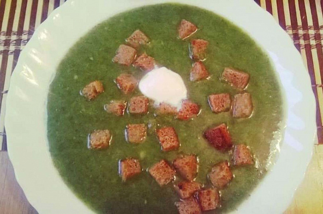 Крем-суп из шпината и брокколи, rhtv-ceg bp igbyаnа b ,hjrrjkb