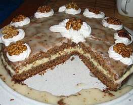 Пражский ореховый торт
