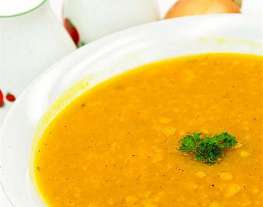 Тыквенно-картофельный суп со сливками