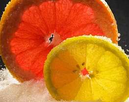 Апельсины или лимоны в сахаре