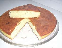 Манный пирог со сметаной