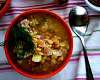 Гороховый суп с копчеными ребрышками и зеленью - рецепт с фото, рецепт приготовления в домашних условиях