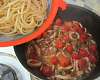 Спагетти с морепродуктами и помидорами черри - рецепт с фото, рецепт приготовления в домашних условиях