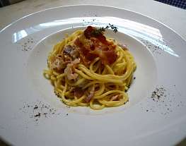Спагетти карбонара с гуанчале