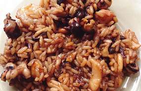 Жареный рис с морепродуктами