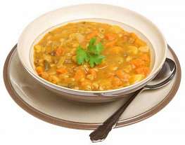 Овощной суп с орегано