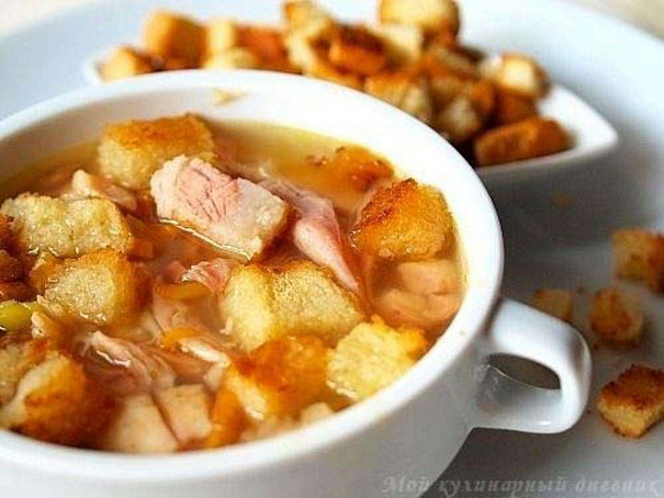 Гороховый суп с копченой курицей в мультиварке - простой рецепт с пошаговыми фото