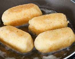 Крокеты из картофеля с соленой треской