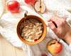 Овсяная каша с ванилью, яблоком и арахисовым маслом - рецепт с фото, рецепт приготовления в домашних условиях