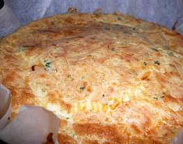 Сырный пирог-суфле