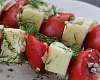 Кебаб с помидорами и сулугуни в слоеном тесте - рецепт с фото, рецепт приготовления в домашних условиях