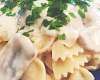 Феттучини с ветчиной и грибами в сливочном соусе - рецепт с фото, рецепт приготовления в домашних условиях