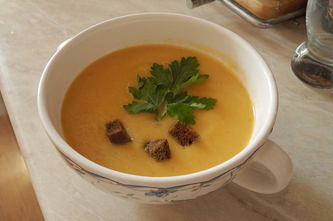 Овощной суп-пюре со сливками