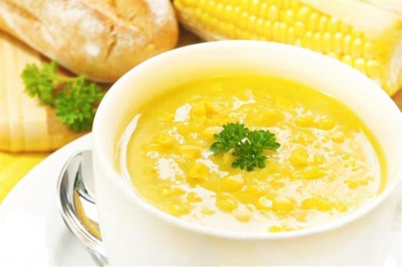 Кукурузный суп пюре