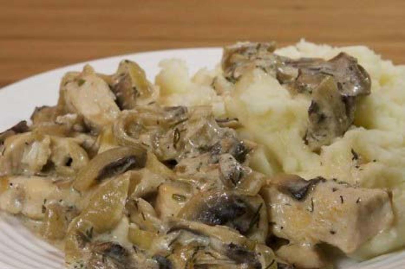 Мясо по карски с грибами и сметаной рецепт с фото пошагово