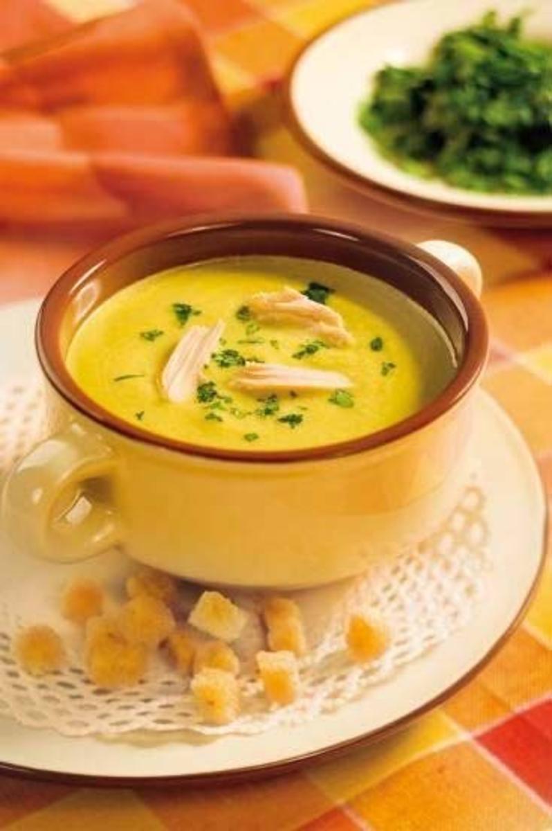 Рецепт суп пюре на курином бульоне рецепт с фото