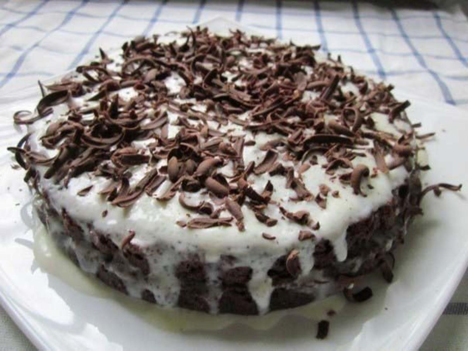 Домашний шоколадный торт со сметанным кремом